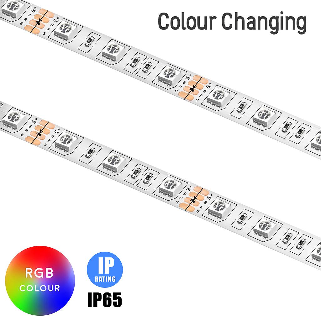 LED Flex Strip 5m roll- SMD 5050 (60) RGB IP65