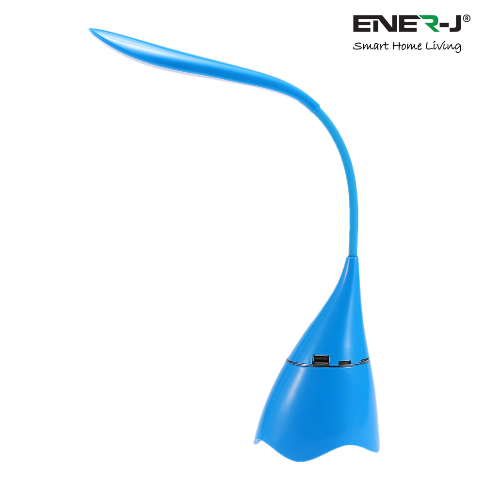 LED Table Lamp with Bluetooth Speaker - Blue