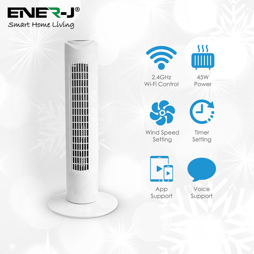 Smart Wi-Fi Tower Fan