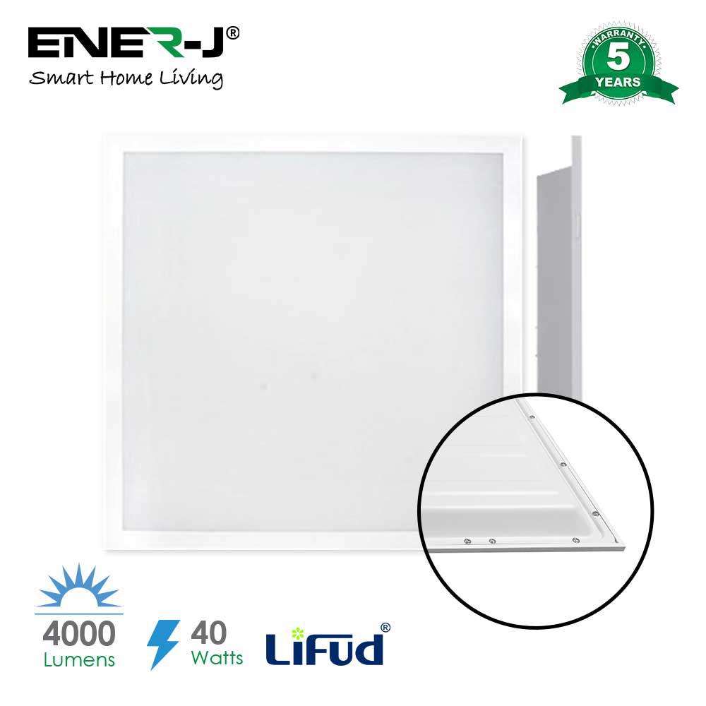595x595 Backlit Panels 2pcs Pack, Lifud Driver, 4000 lumens, TPA Diffuser, 5 Years, 6500K