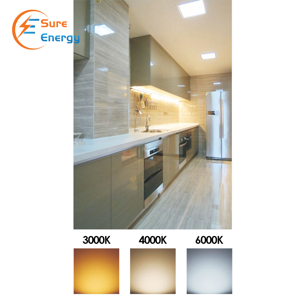 15W PREMIUM SLIM PANELS, SQUARE, 90V-265V, ISOLATED DRIVER, NO LIGHT LEAKAGE, 2 YEARS WARRANTY, 6500K