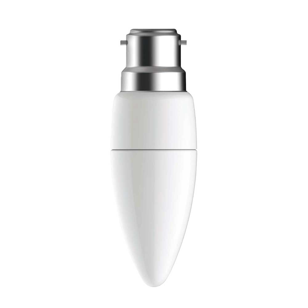 LED Bulb- 4W LED Candle Lamp B22 6000K (pack of 10 units)