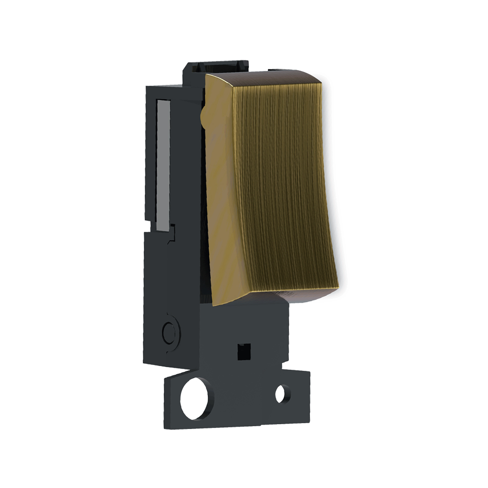 CLICK SCOLMORE type grid Switch,Antique Brass