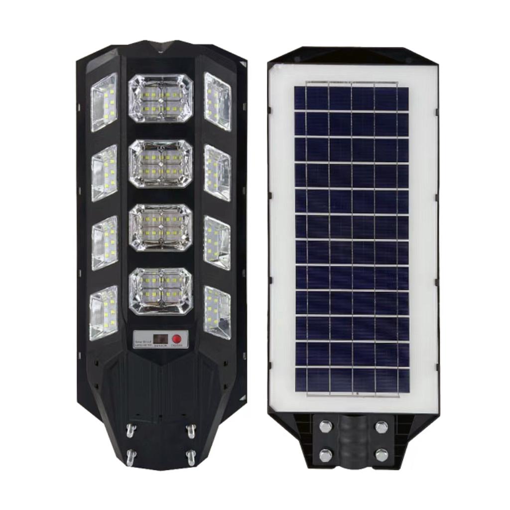 150W Solar Streetlights 6500K with 6V 15W Solar Panel &amp; 18000 mAh Battery &amp; Remote