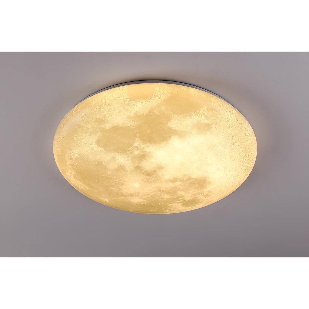72W Double layer Moon Ceiling/Wall Light, Dimension:Φ 500mm x H 100mm, CCT &amp; Dimming through Remote, IP20