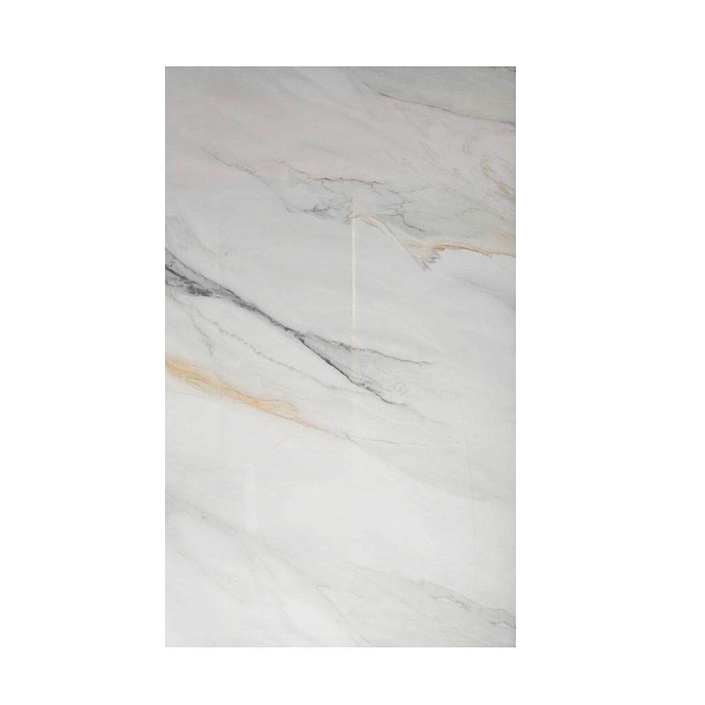 Premium High-Gloss Marble SPC Panels (Up to 3-Piece Continuity) Size:1220 x 2440 x 4 mm