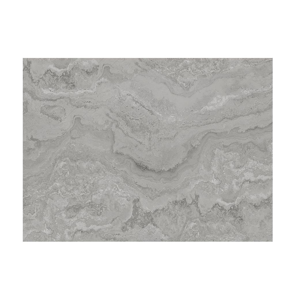 Luxurious High-Gloss SPC Wall Panel in Marble Gray Design Size:1220 x 2440 x 4 mm