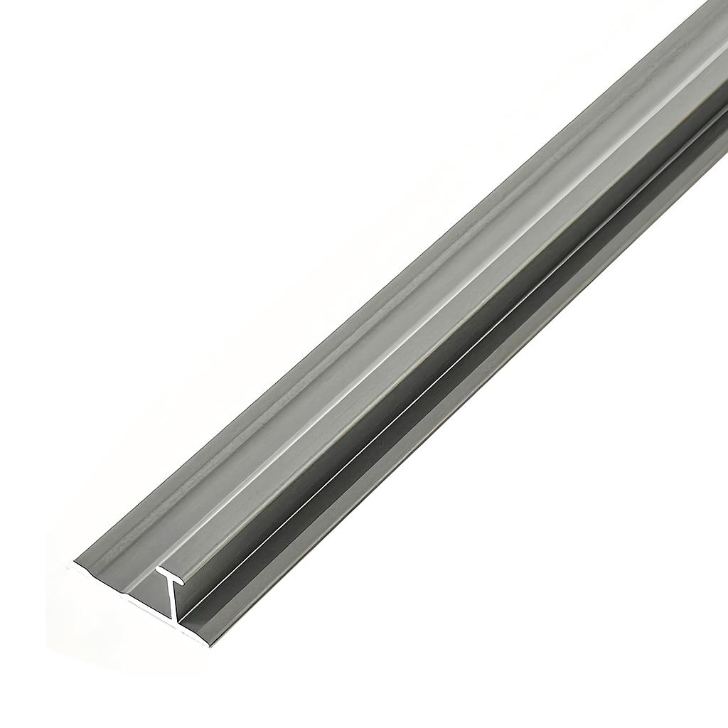 I-Bar Aluminium Trims for 8mm Charcoal boards, Silver Size: 3000 mm
