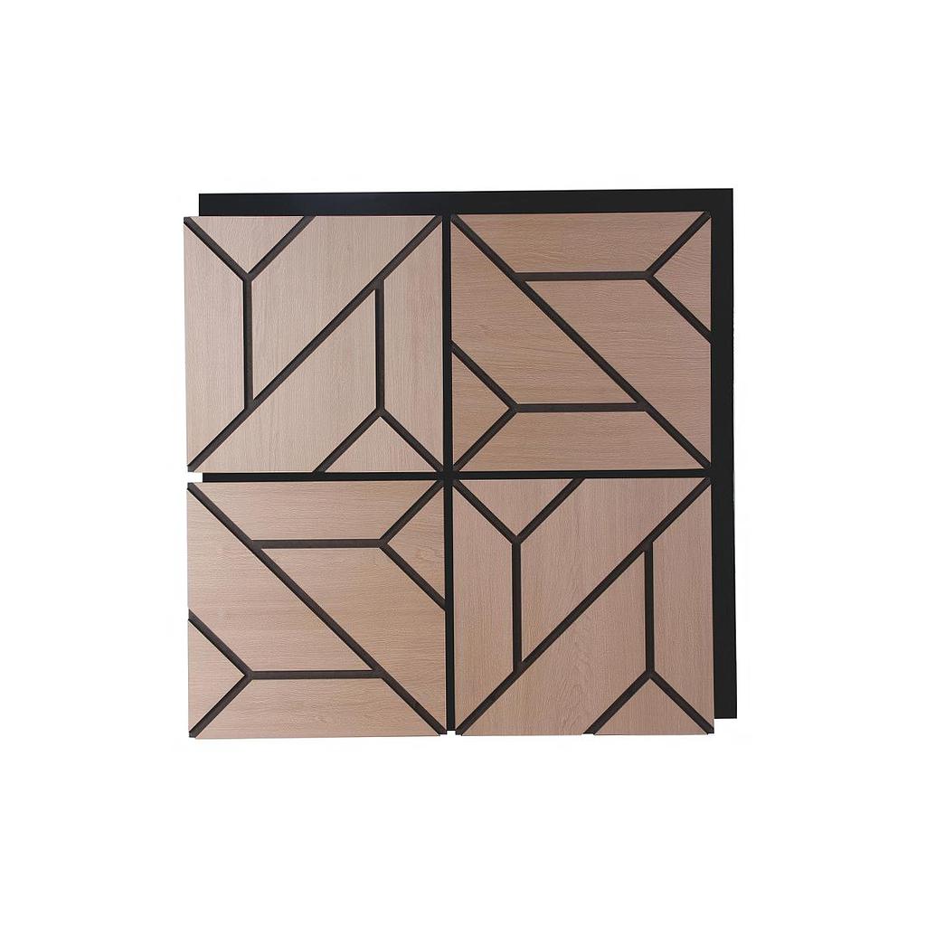 EchoGrid Acoustic Wall Panel -  PET + MDF Size: 600 x 600 mm