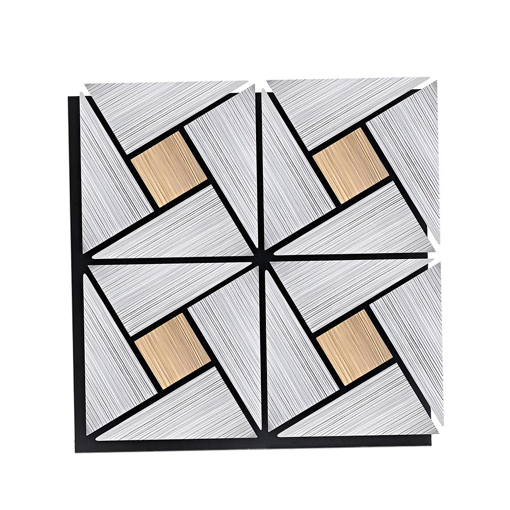 "Geometric Acoustic Wall Panel - PET + MDF Size: 610 x 610 mm"