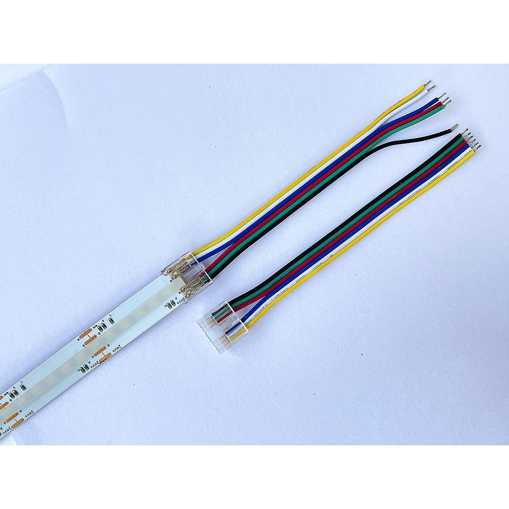 RGBCW Strips Joiner (connector) with extension cable of 10 cms