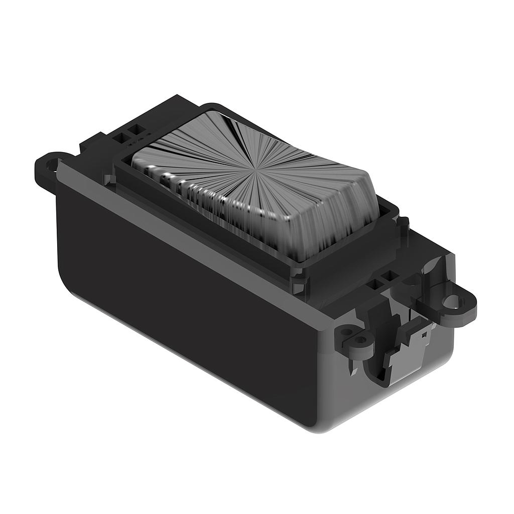 Wireless kinetic switch Gridpro, Satin Chrome (Eco Series)