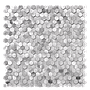 HexaGloss Aluminum Peel & Stick Tile Size:305.9 x 306.8 x 4 mm