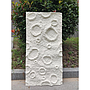 Moon Crater PU Wall Panel White Textured Finish Size:1200 x 600 mm