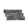 Rustic Stacked Slate PU Wall Panel Charcoal Finish Size:1200 x 600 mm