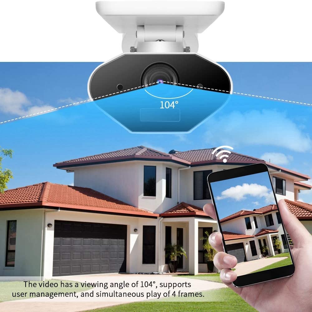 Smart Solar Powered Wireless IP Camera 1080P IP65