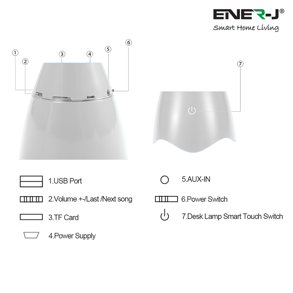  DESK LAMP WITH SPEAKER