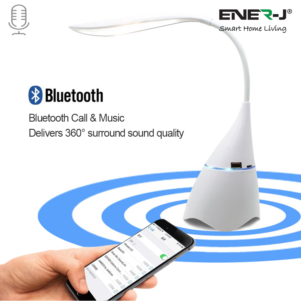  LED DESK LAMP WITH BLUETOOTH SPEAKER-BLUE