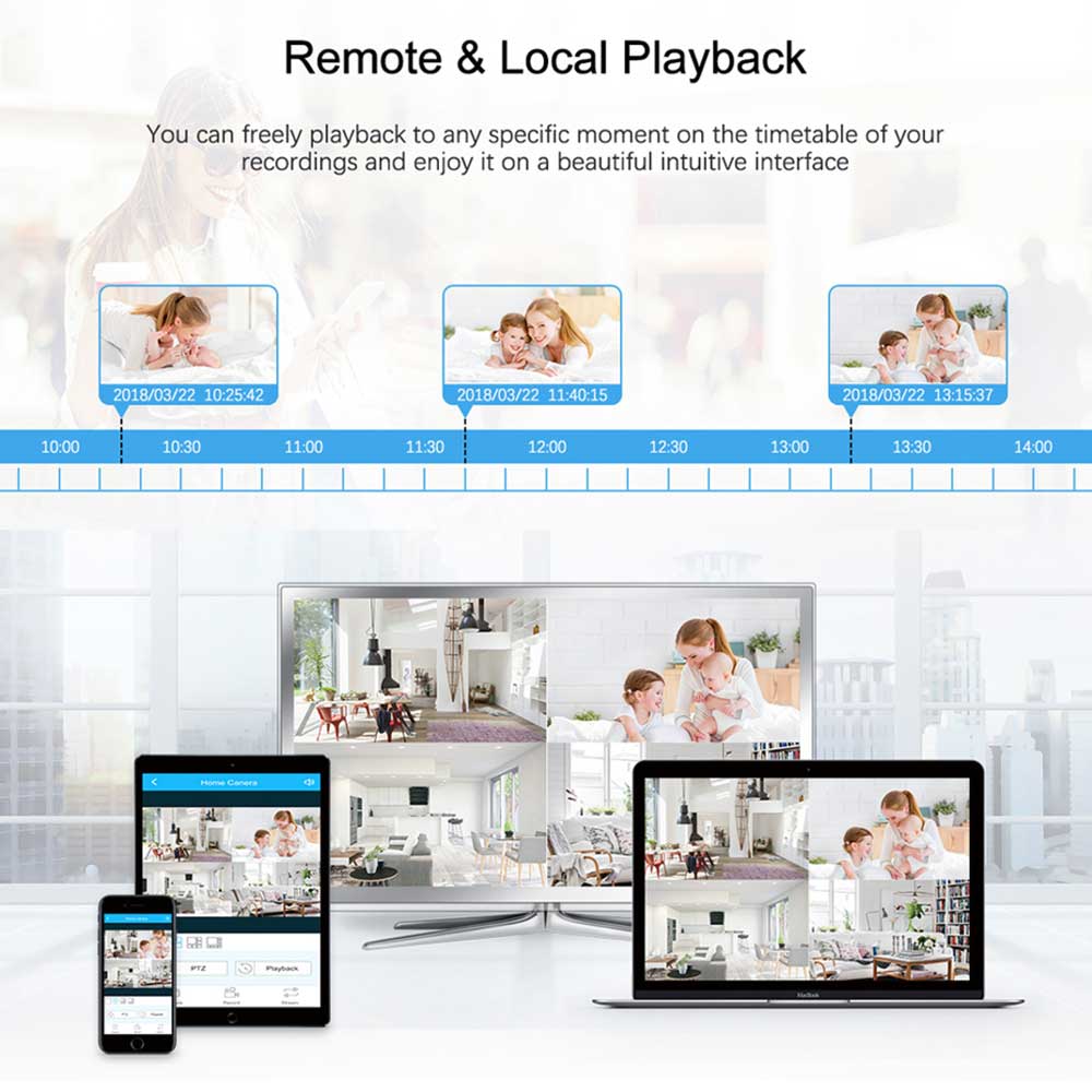 Outdoor Wireless IP Camera System Wi-Fi NVR (8 x New 720O IP Compact CMOS IP66 Camera EZVIZ Video NVR DIY CCTV Set. 10inch monitor)
