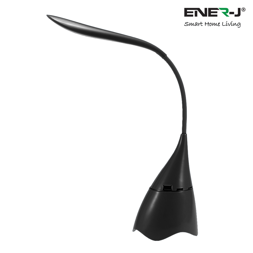 LED Table Lamp with Bluetooth Speaker - Black