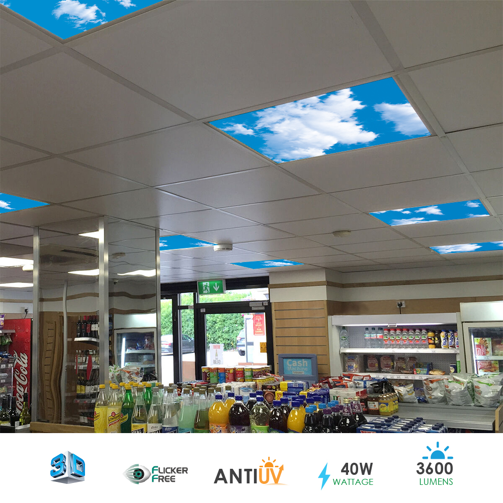 SKY Cloud LED Panel 3D version, 60x60cms, 40W (6 pcs set)
