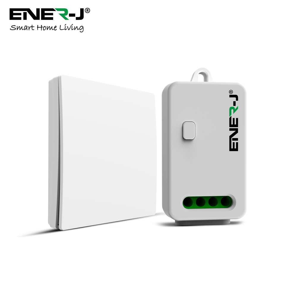 1 Gang Wireless Kinetic Switch + Non Dimmable &amp; Wi-Fi 5A RF Receiver in 1 pack