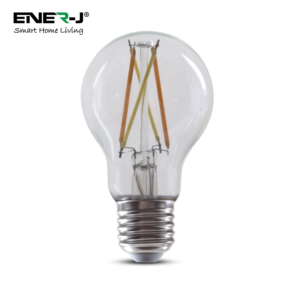6.5W Smart Wi-Fi Filament bulb, CCT Changeable &amp; Dimming, 806 lumens, E27 Base (Pack of 3 units)