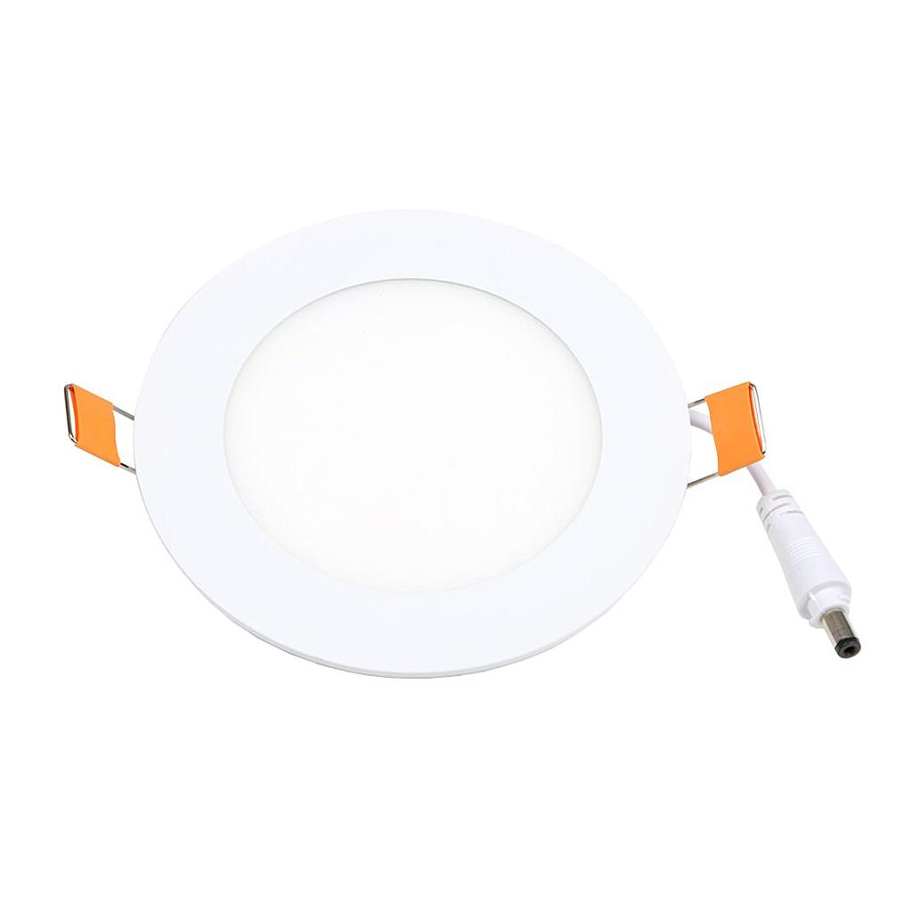 18W Recessed Round LED Mini Panel 220mm diameter 3000K (Pack of 4 units)