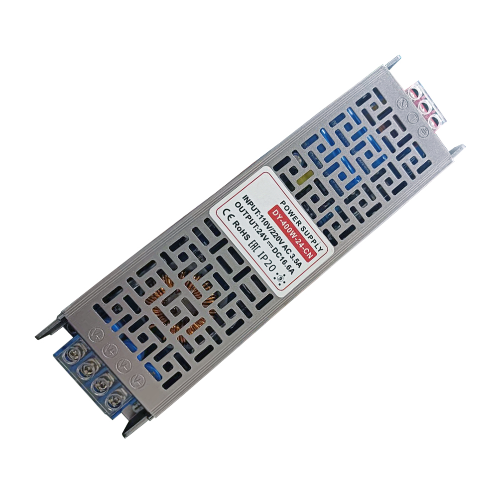 24V 16.6A Slim SMPS Metal Drivers 400W, IP20