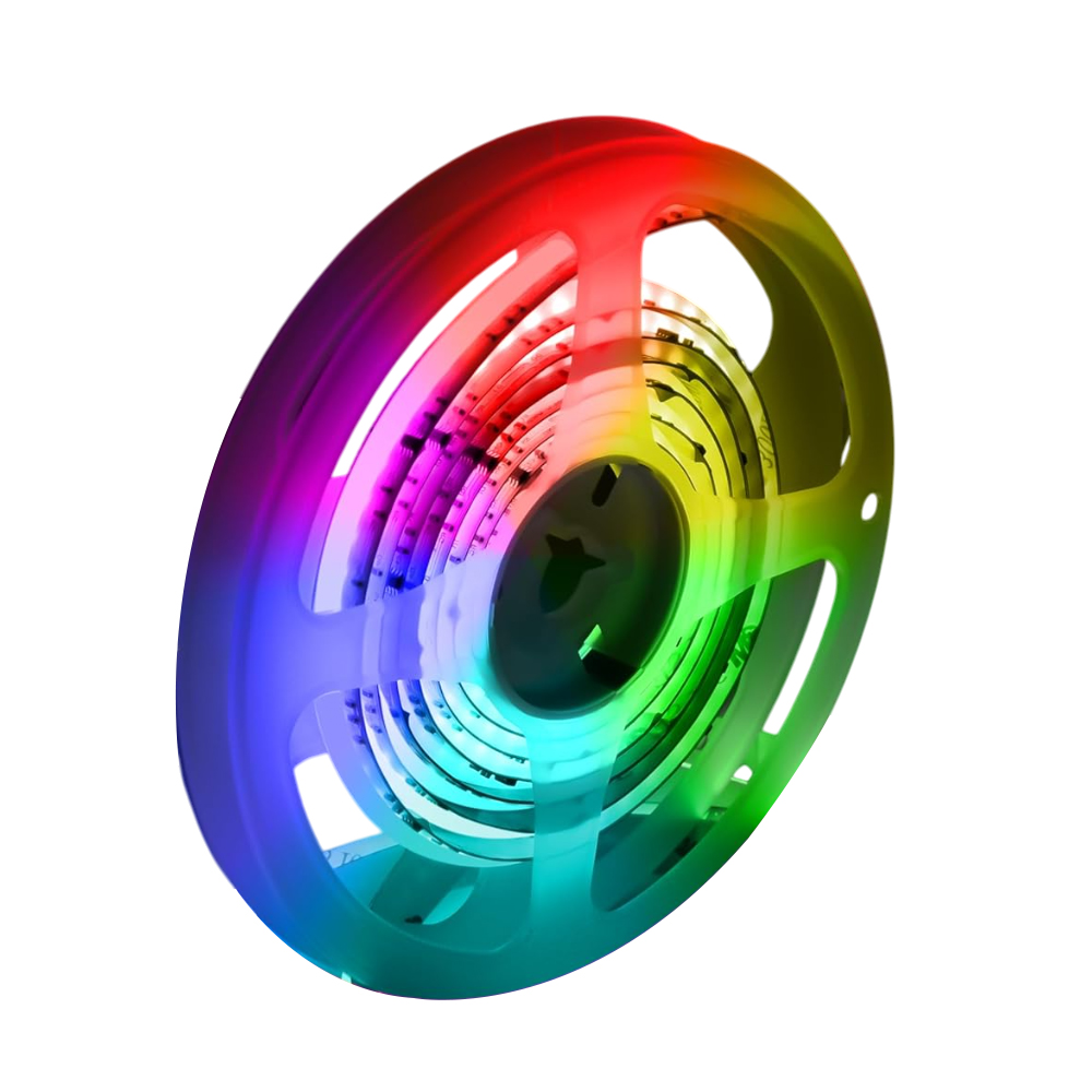 Smart Plug &amp; Play Digital RGB COB LED Strip Light Kit | 5 Metres | 576 LEDs/M | Tuya WiFi &amp; Remote Control | Works with Alexa &amp; Google Assistant