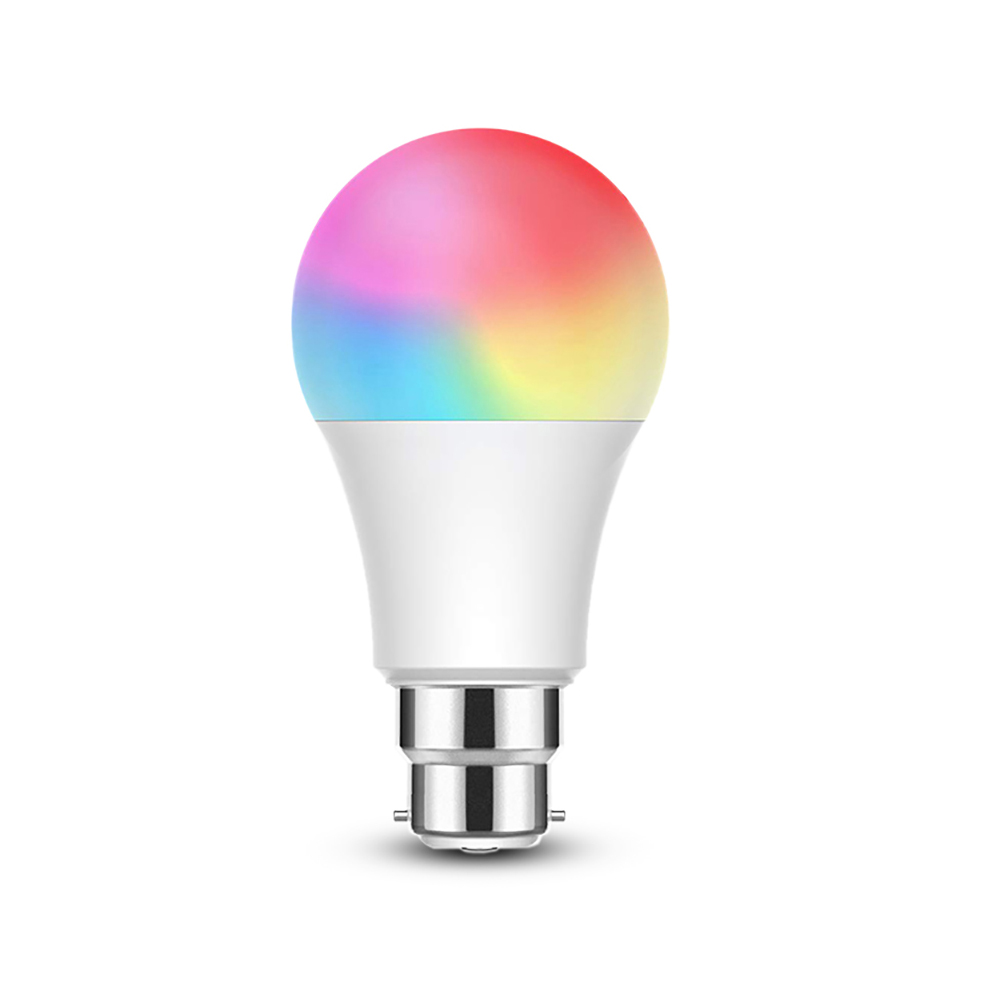 Smart Wi-Fi GLS LED Lamp B22, 9W, RGB+W+WW, Dimmable