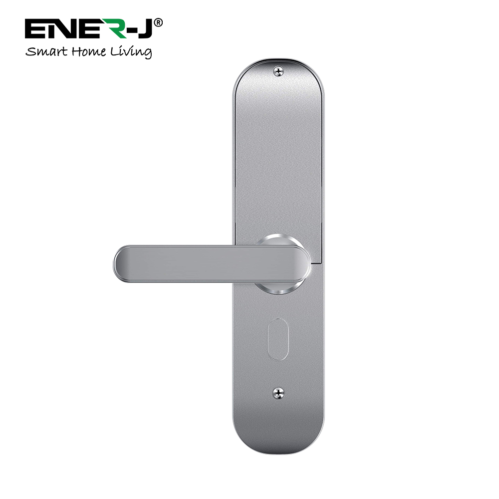 Smart Wi-Fi Doorlock Set (includes 3 Physical Keys and 3 RFID Card) Silver - Left Handle