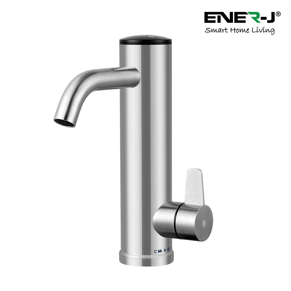Instant Hot Water Tap, Compact Design, LED Display, Adj Temp
