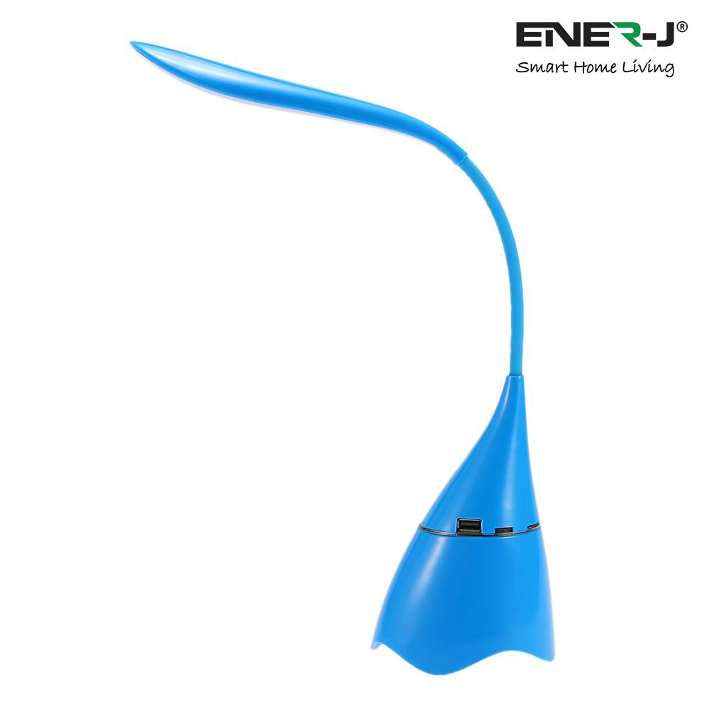 LED Table Lamp with Bluetooth Speaker - Blue