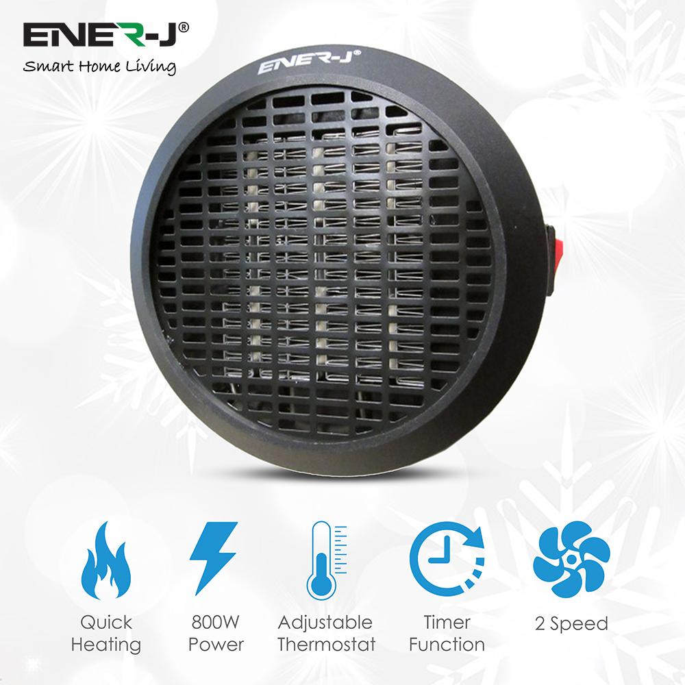 800W Wall Socket Handy Heater (UK PLUG)