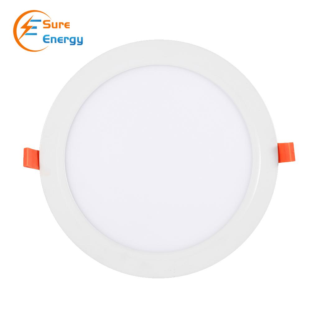 8W Premium LED Panel Downlighter Round 6000K (105mm dia)