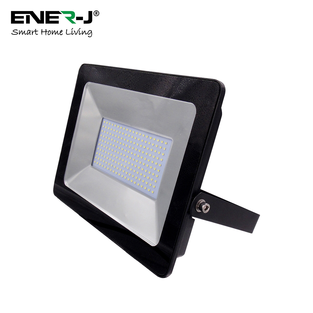 150W, Non PIR Slim Line Black Body Floodlight, 90 LUMENS/WATT, 2 YEARS WARRANTY, 6000K