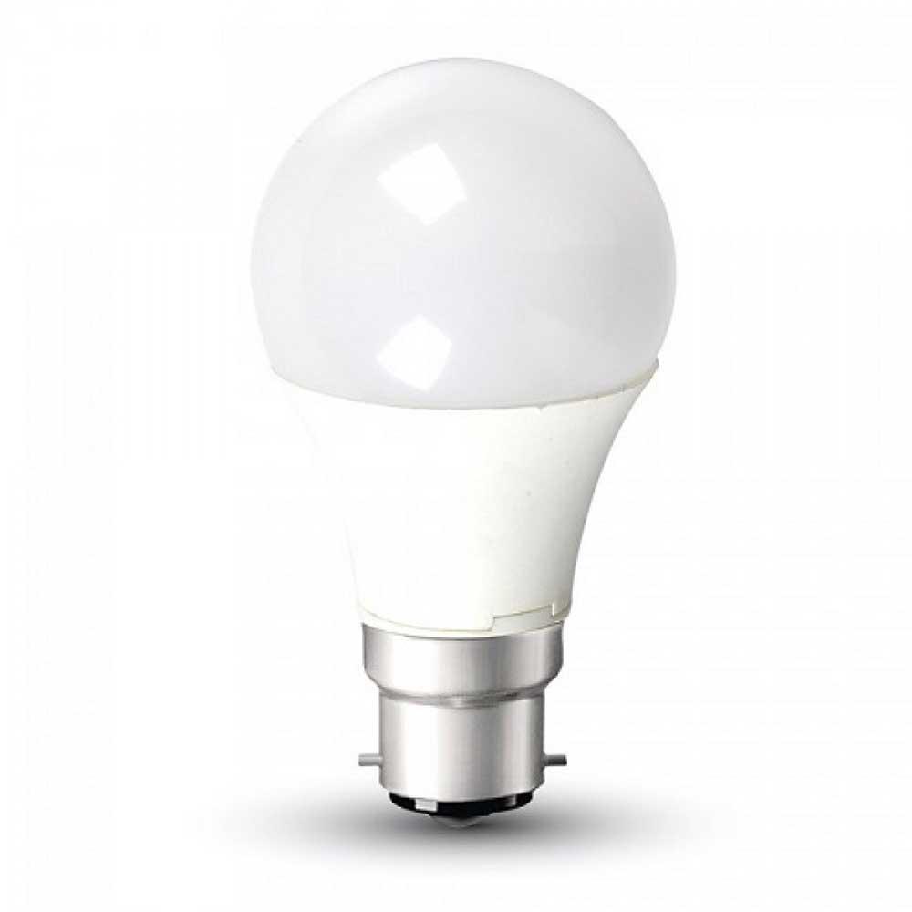 A60 10W LED Bulbs, Lumens: 806, B22 base, 4000K
