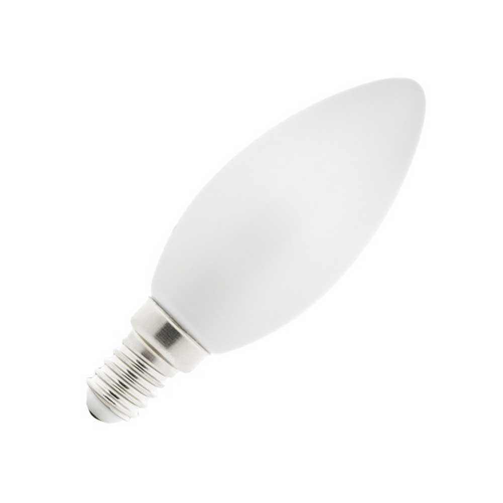 4W LED Candle Bulbs, Lumens: 323, E14 base, 4000K