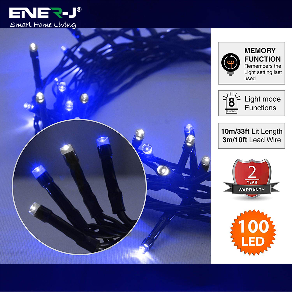 Misc Led 100 12Mtr Christmas Light - Blue