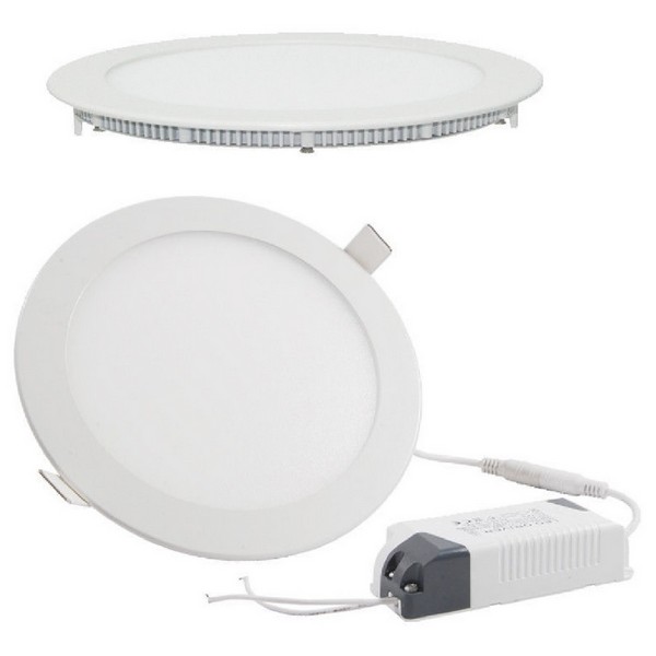 18W Recessed Round LED Mini Panel 220mm diameter 4000K