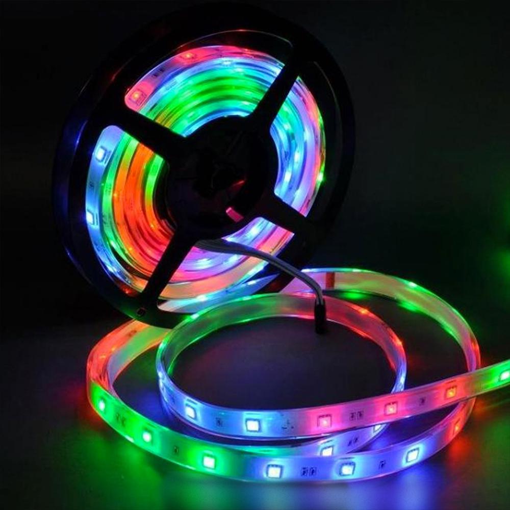 5 meter Running RGB Magic LED Strip with PS and Remote