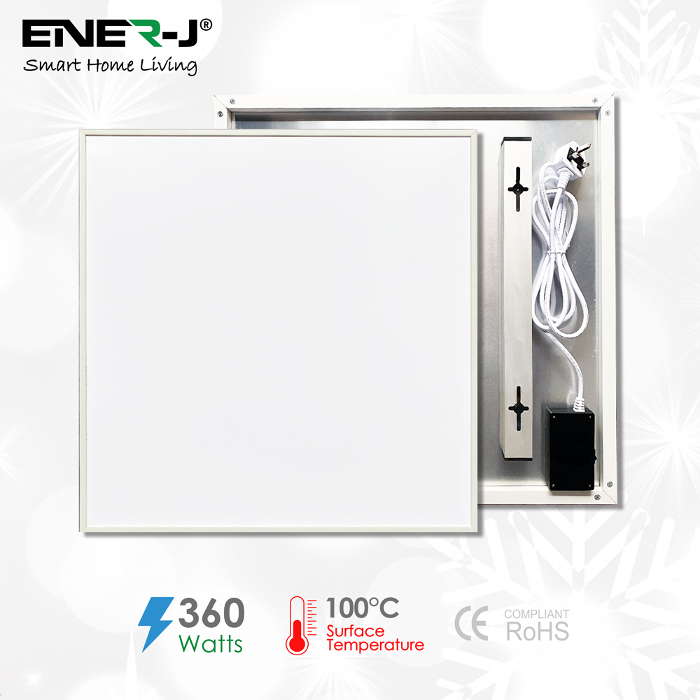 595x595 Infrared Panel with built in RF receiver for Thermostat