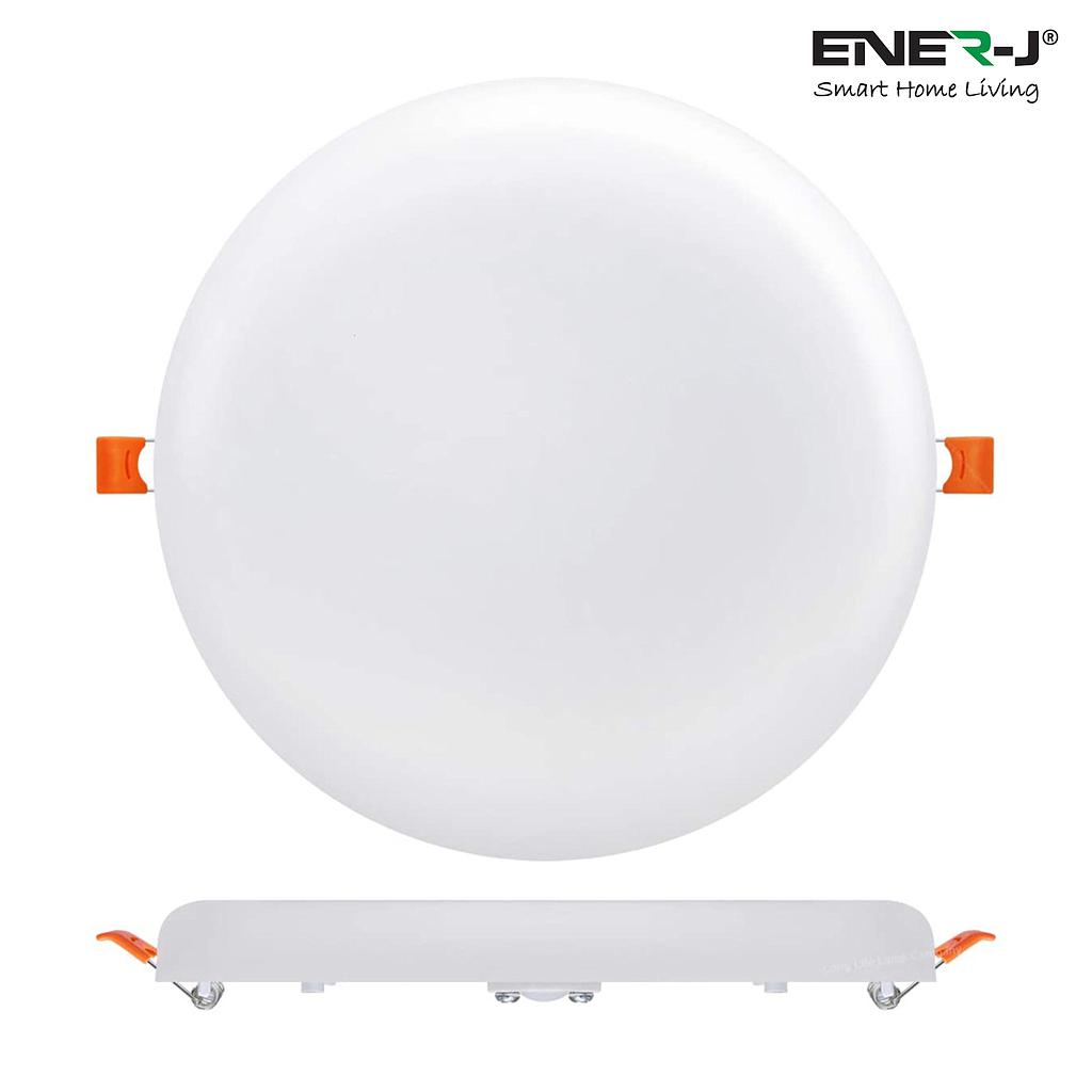 12W Frameless Recessed-Surface Super LED Panel, 105mm, Round, 6000K