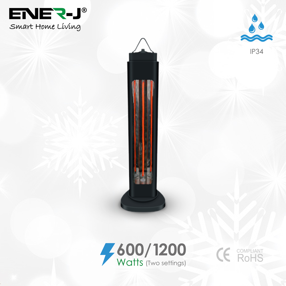 Portable Infrared Heater 600W/1200W with Oscillation 