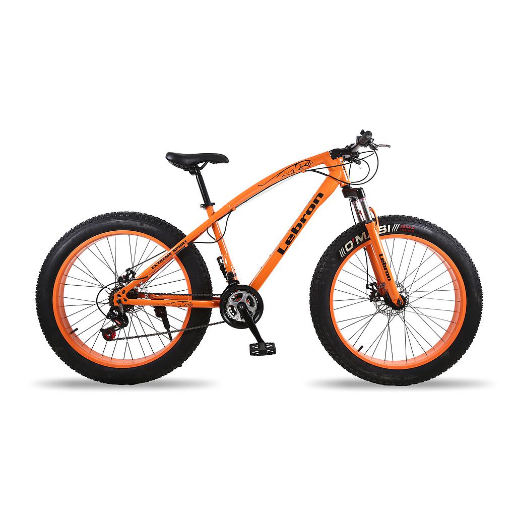 26 inches 21 gear Fat Sports Bike with High Carbon Steel, Orange