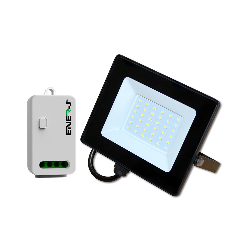 30W LED Floodlight wired with (WS1055) Non Dimmable 5A RF Receiver in 1 box