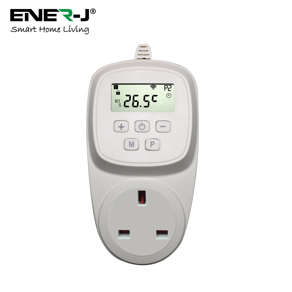 Wifi Thermostat for Infrared heating panel with UK Plug, Max 3680W
