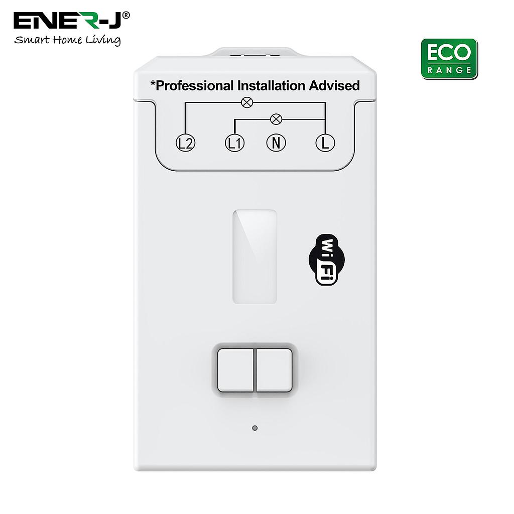 2 ways Wireless Receiver, 5Ax2 on/off,RF433mhz + WiFi Non Dimmable