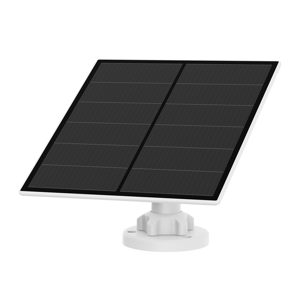 5W Crystal cell Solar Panel with 3M charging cable, IP66 (Compatible with SHA5344 Battery Camera Floodlights)